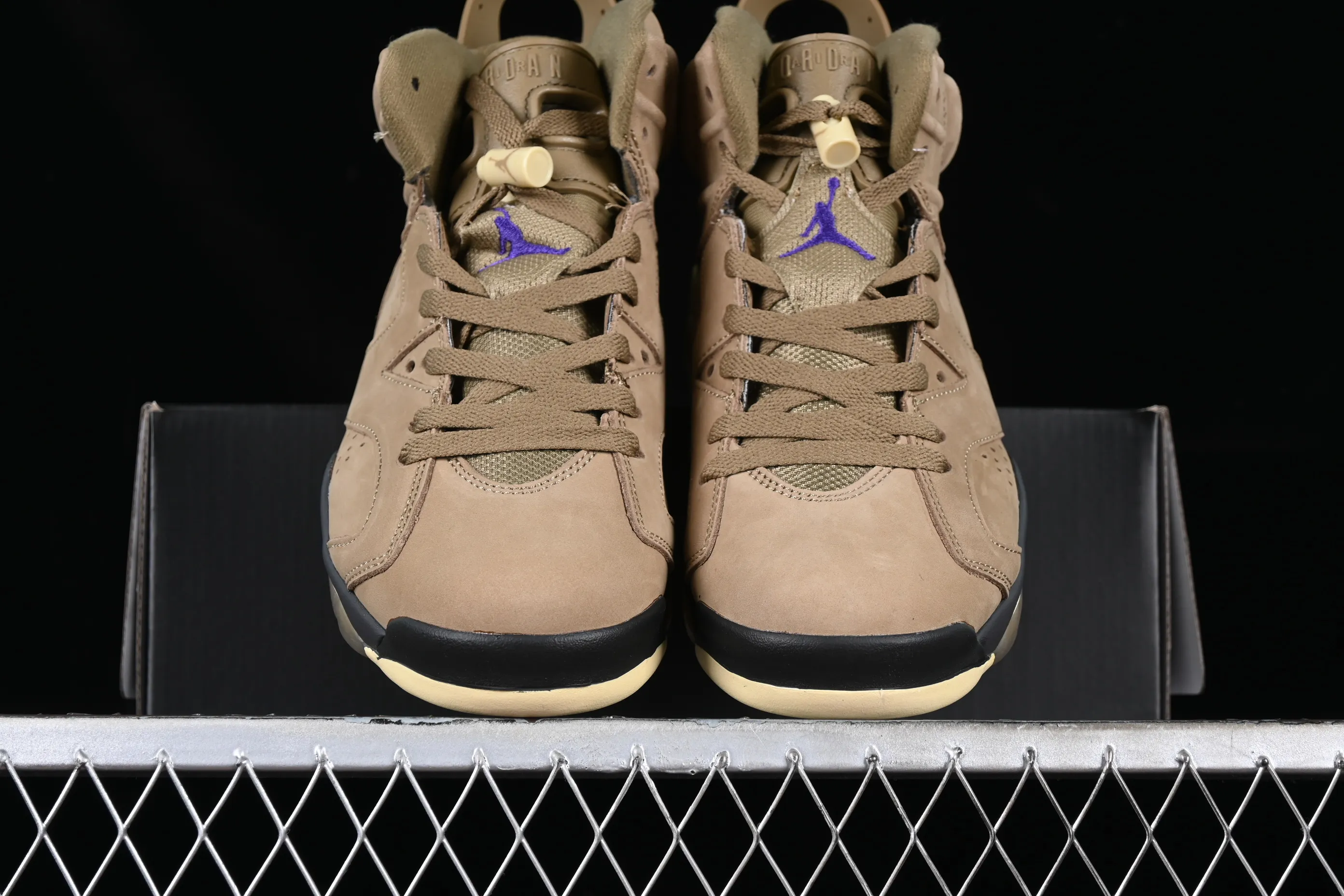 All categories Air Jordan Jordan series basketball shoes Air Jordan 6 Air Jordan 6 Gore-Tex "Brown Kelp" AJ6 Joe 6 Workwear Green FD1643-300
